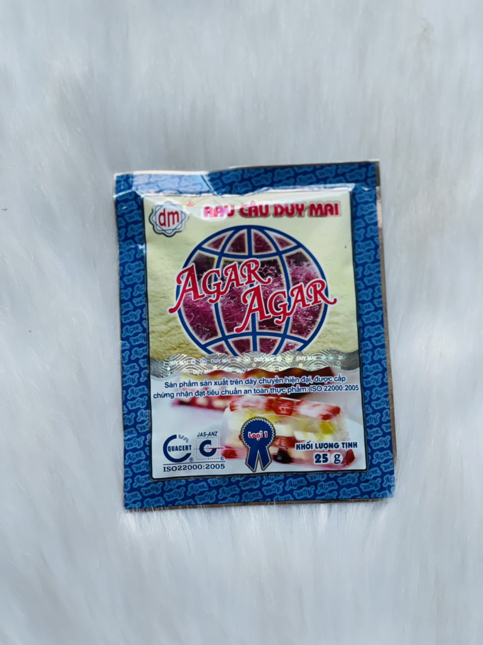 Rau câu giòn DUY MAI 1 gói 25 Gram (loại bao bì màu xanh) - Chất lượng thơm ngon