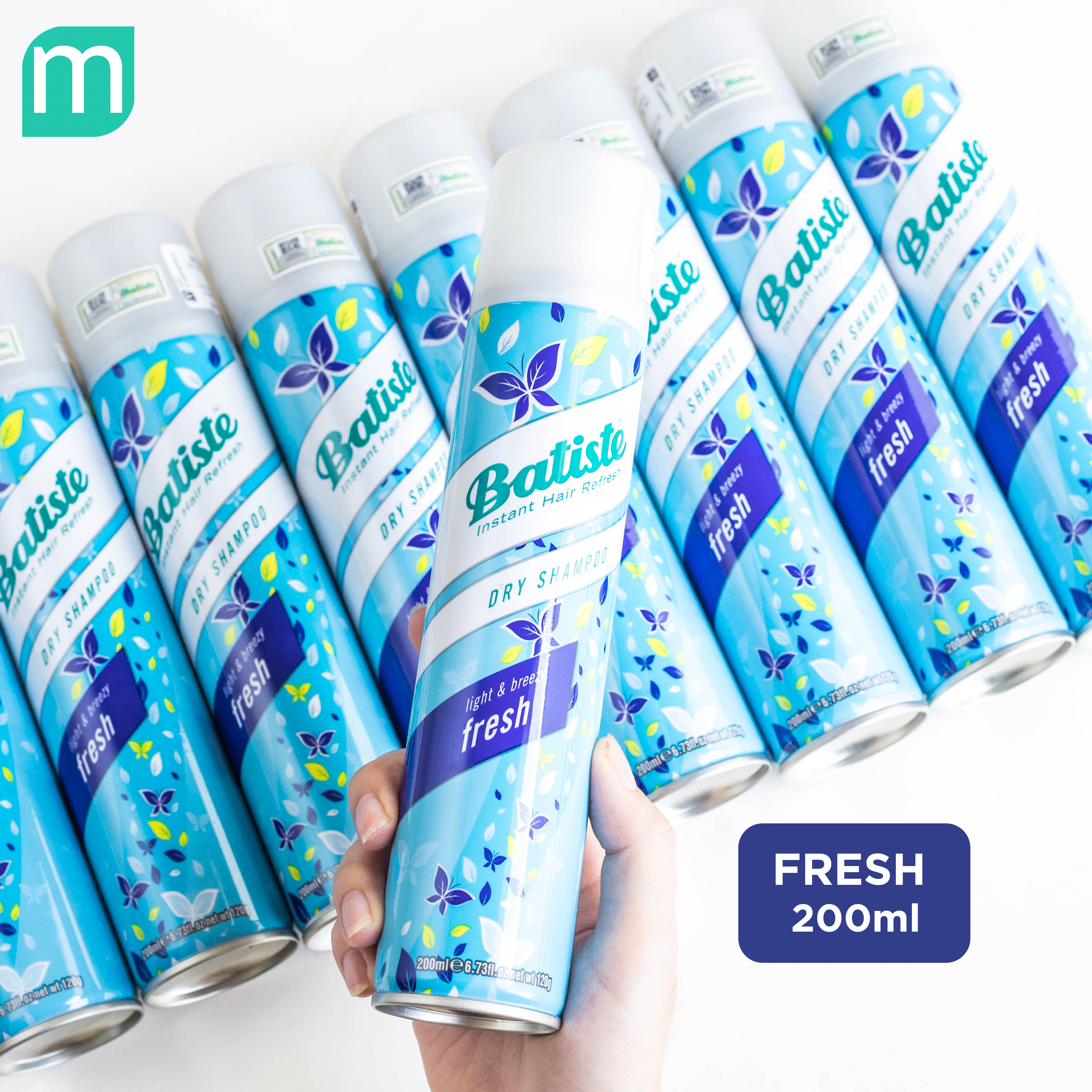 Dầu Gội Khô Batiste Dry Shampoo 200ml