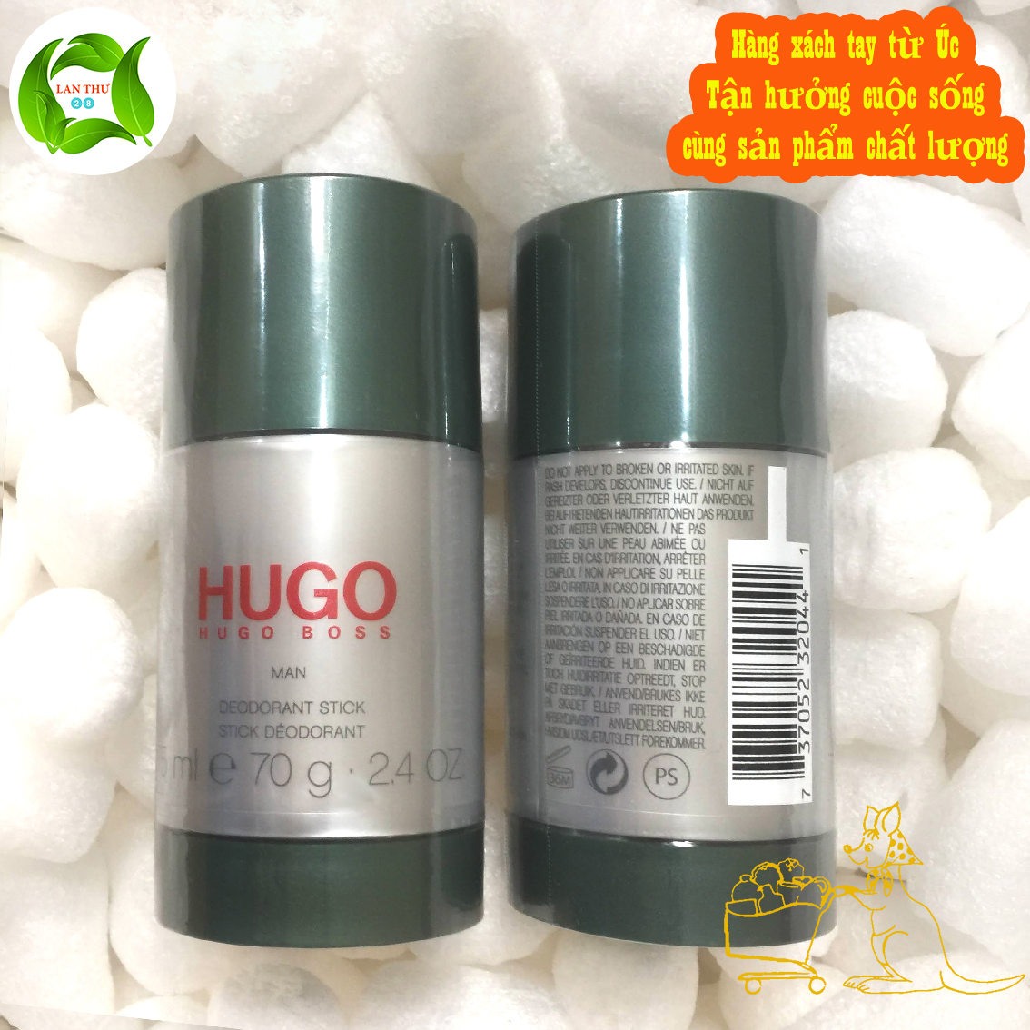 Lăn khử mùi nước hoa Hugo Boss Man 70g