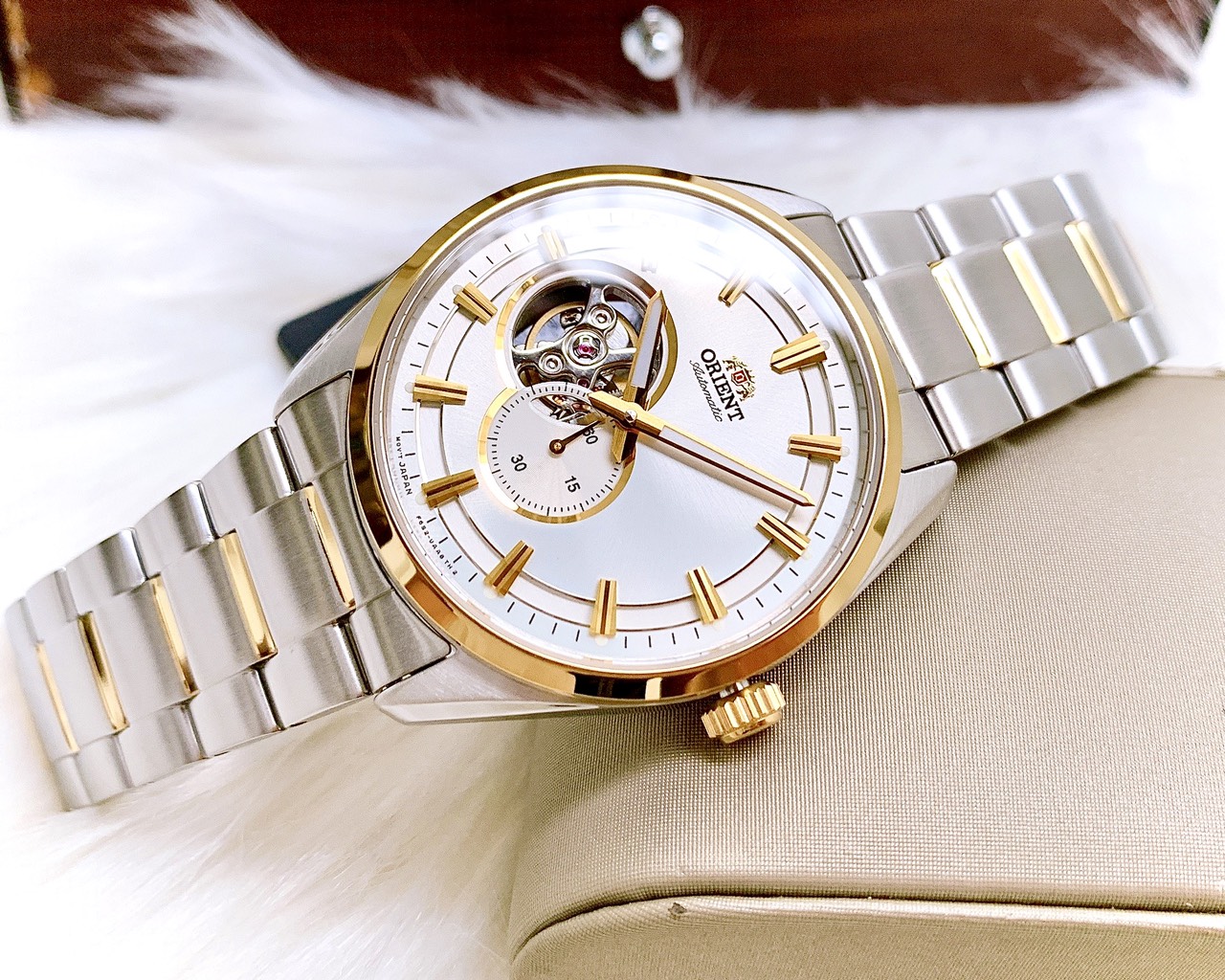 Orient Open Heart Contemporary Gold  RA-AR0001S10B
