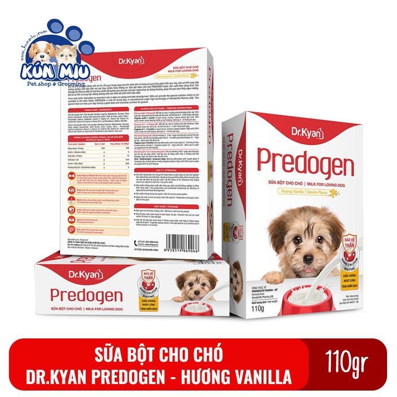 Sữa bột cho chó Dr.Kyan Predogen hộp 110gr cung cấp dinh dưỡng cho chó