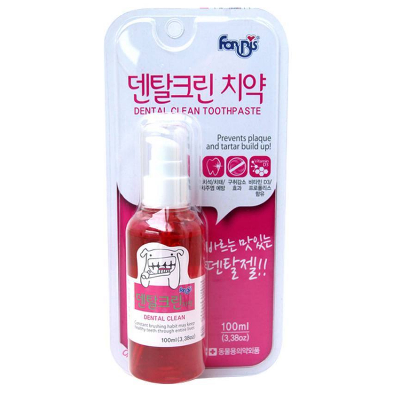 Kem đánh răng chó mèo Forcans chai 100ml(Hàn Quốc)