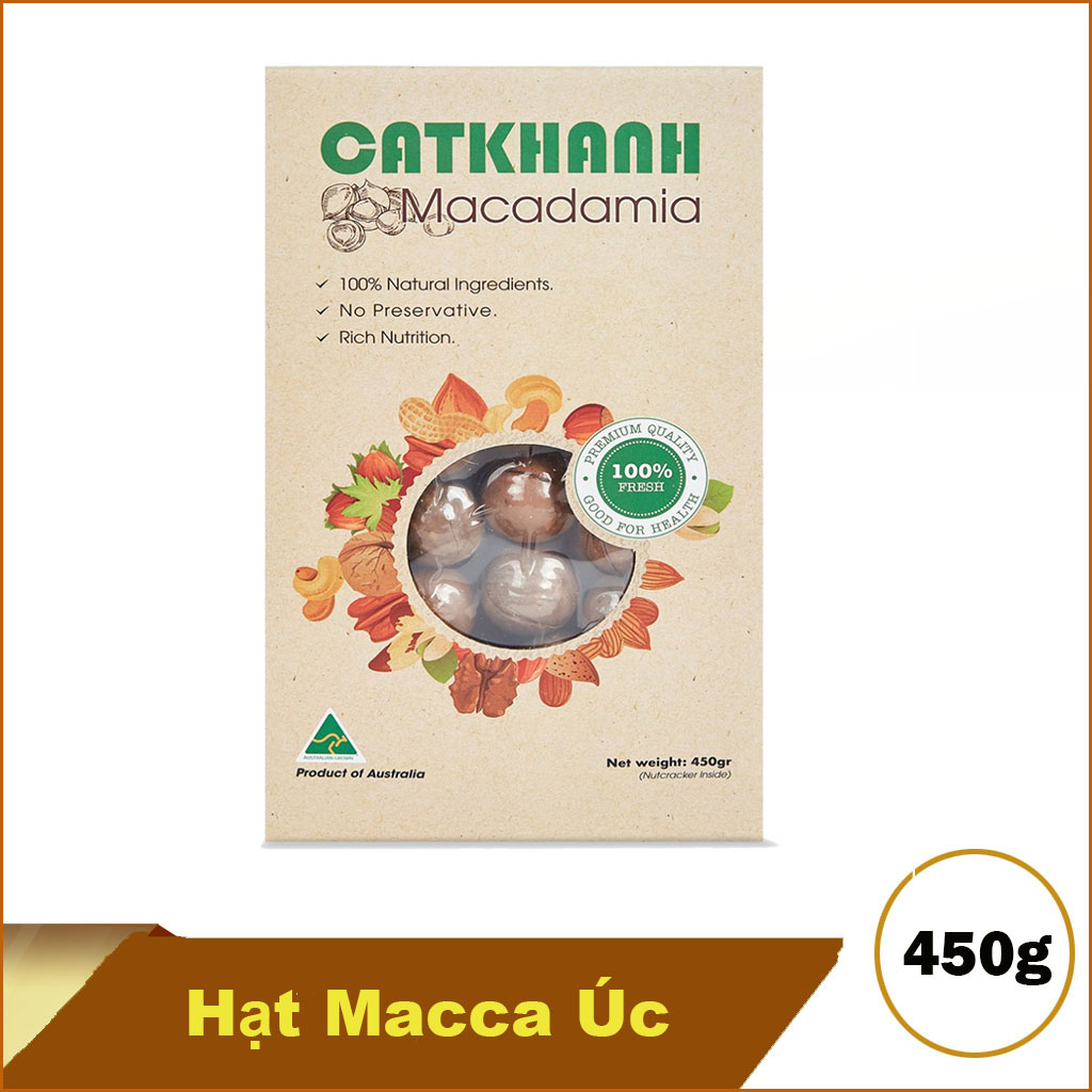 Hạt Macca Cát Khánh hộp giấy 450gr