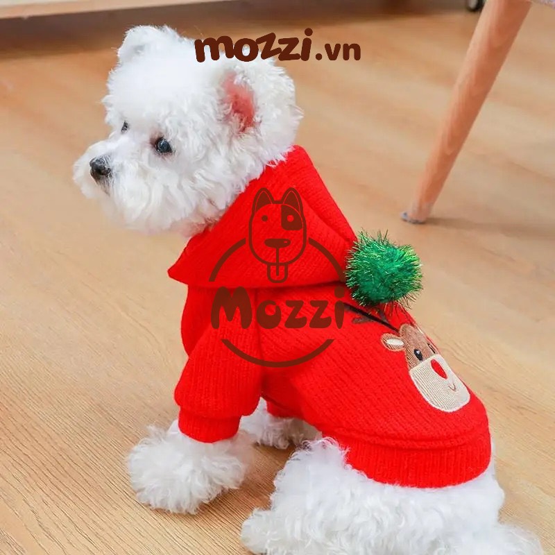Áo Đôi Noel Tuần Lộc cho chó mèo