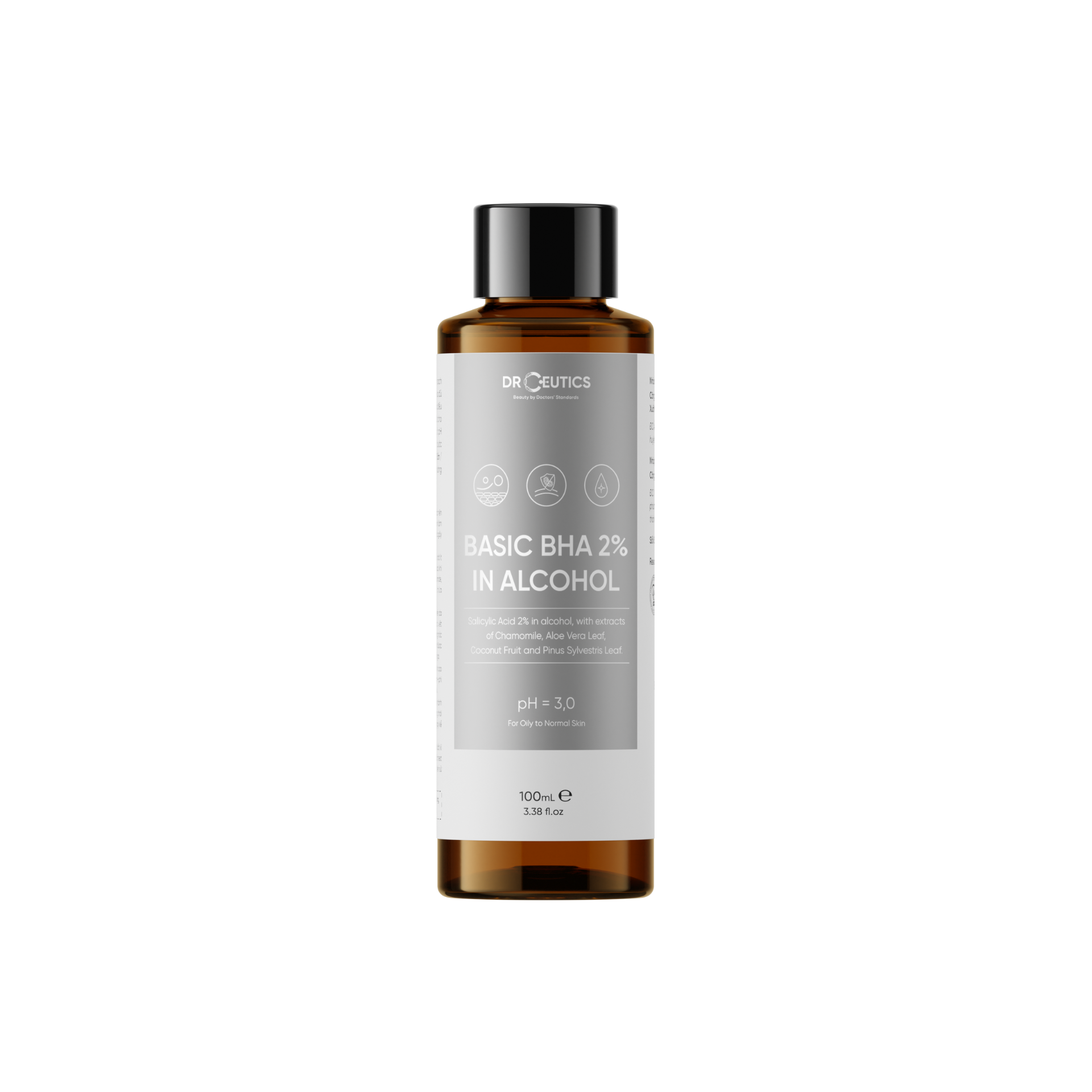 DRCEUTICS Dung Dịch Làm Sạch Và Cân Bằng Da DrCeutics BHA 2% -200ml