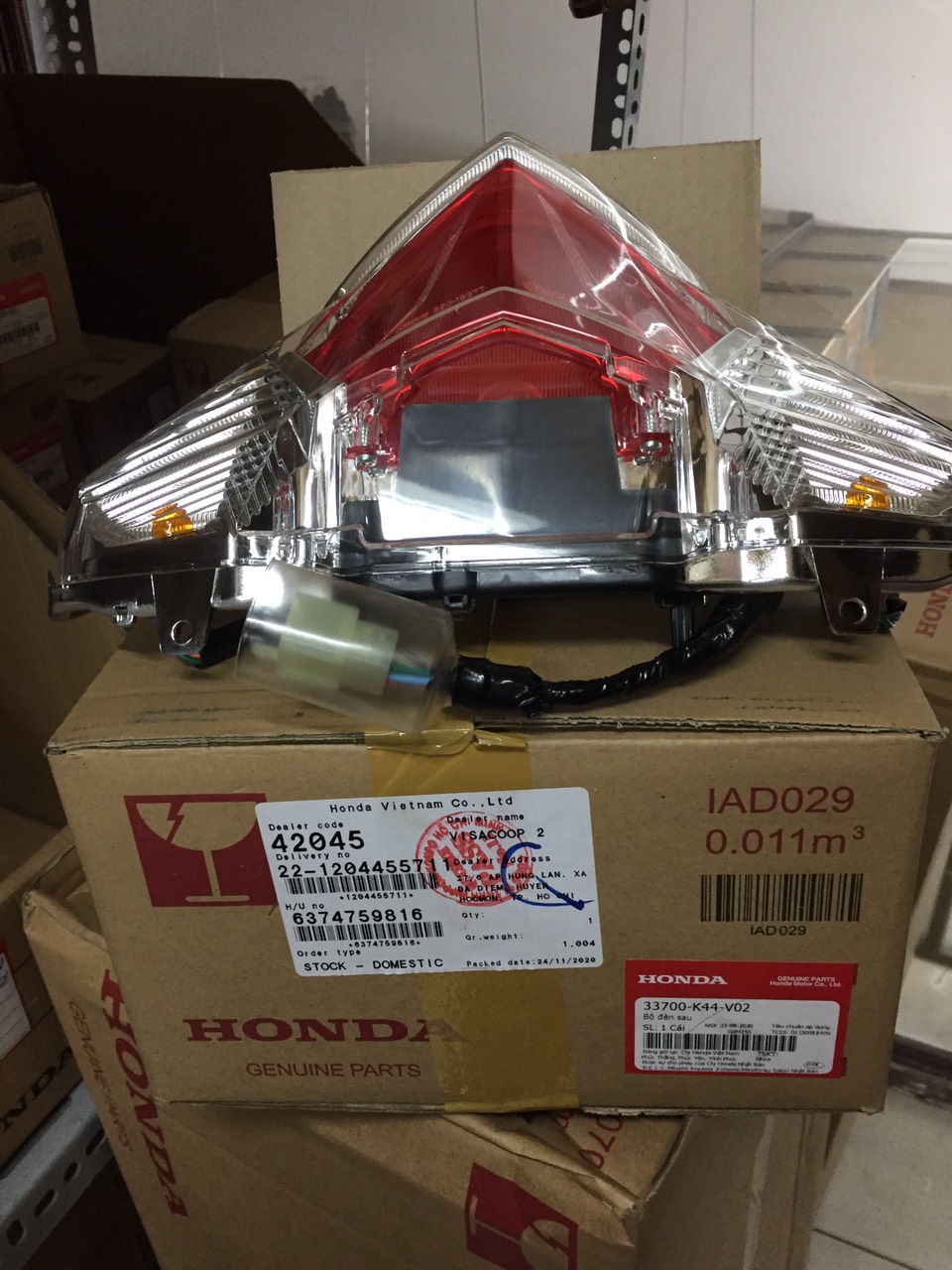 Vision Taillight Set for 2015,2016,2017,2018,2019,2020 Brand New