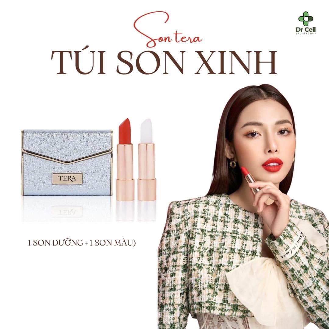 Son Tera DR CELL (túi gồm 1 son dưỡng và 1 son màu)
