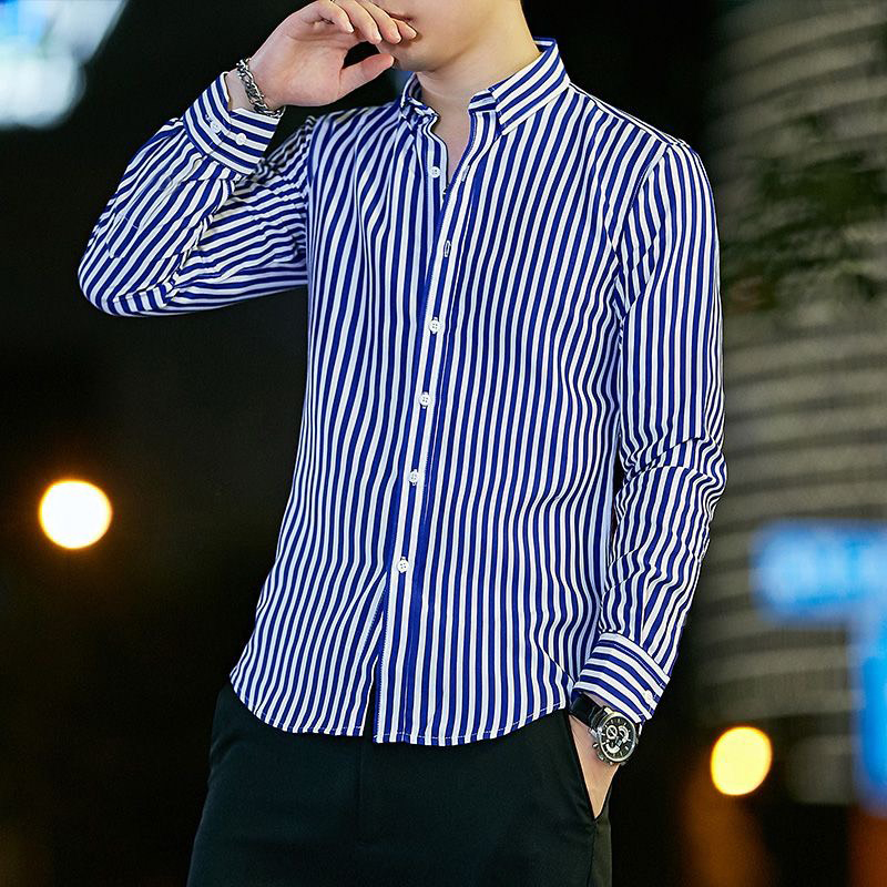 Áo sơ mi nam, áo sơ mi nam công sở cao cấp, chất liệu lụa mềm mịn dáng slimfit trẻ trung phong cách thời trang Hàn Quốc