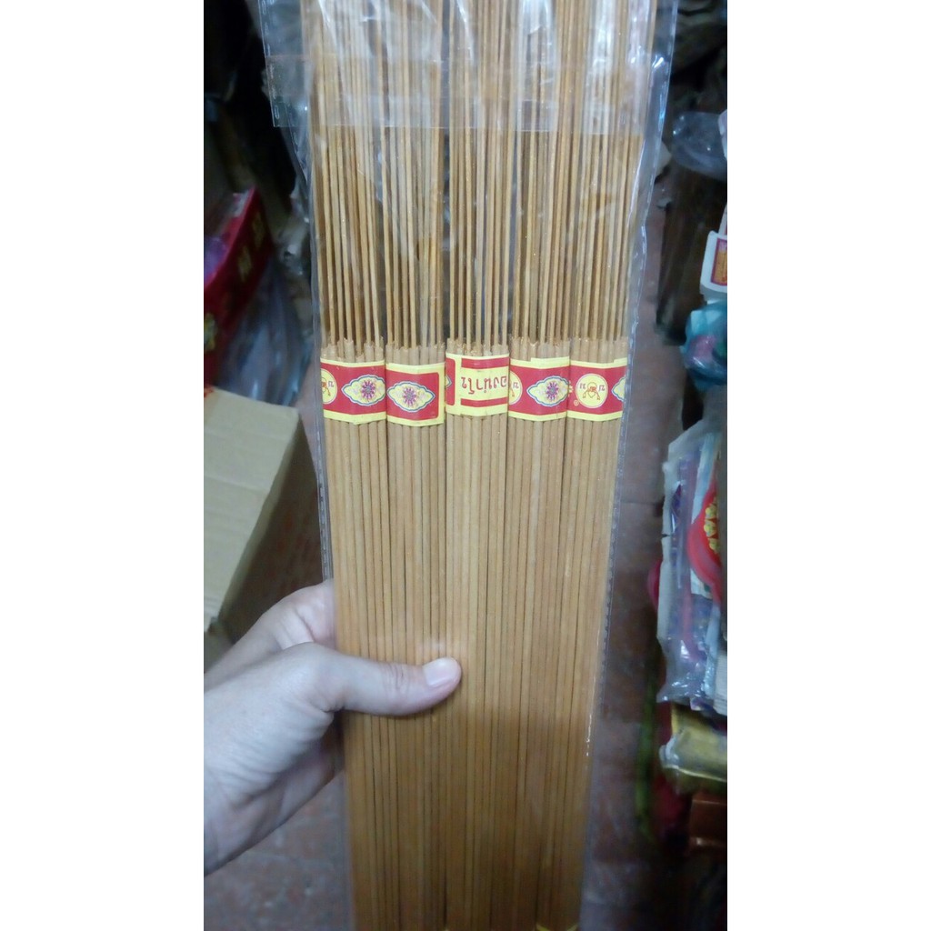 1 bịch nhang cuốn tàn vàng Thái Lan (2 loại hàng)