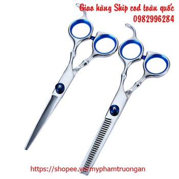 Bộ kéo cắt tóc giá rẻ tặng phụ kiện