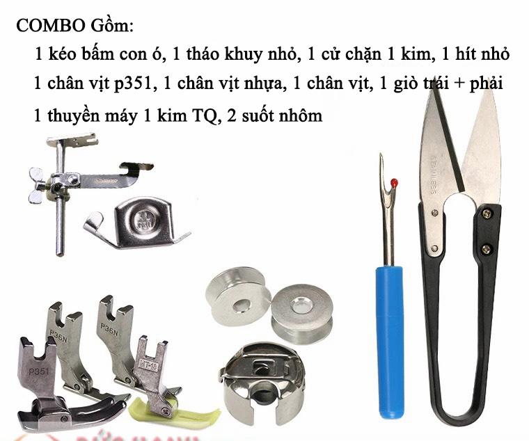 COMBO PHỤ TÙNG MÁY 1 KIM CÔNG NGHIỆP