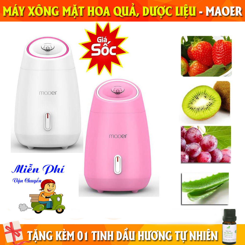 Máy Xông Hơi Mặt Mini Máy Xông Mặt Hoa Quả Tươi Máy Xông Mặt Maoer. Máy Xông Hơi Mặt Hoa Quả Maoer Giúpthải Độc Cho Da Làm Sạch Da Mặt Se Khít Lỗ Chân Lông Điều Tiết Bã Nhờn Kích Thích Tuần Hoàn Máu .Bảo Hành 1 Đổi 1.