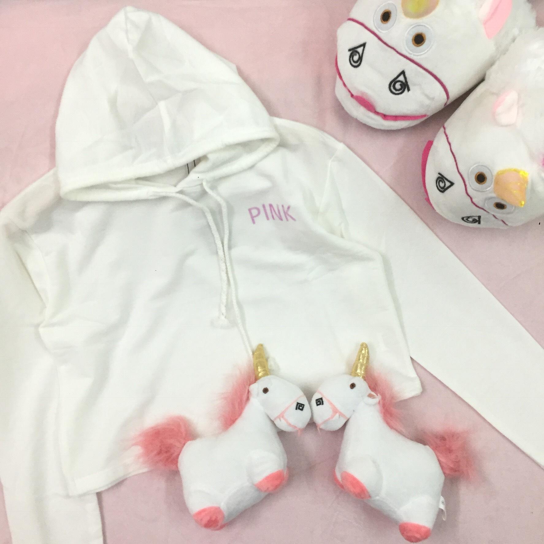 Hoodie croptop . Ảnh thật