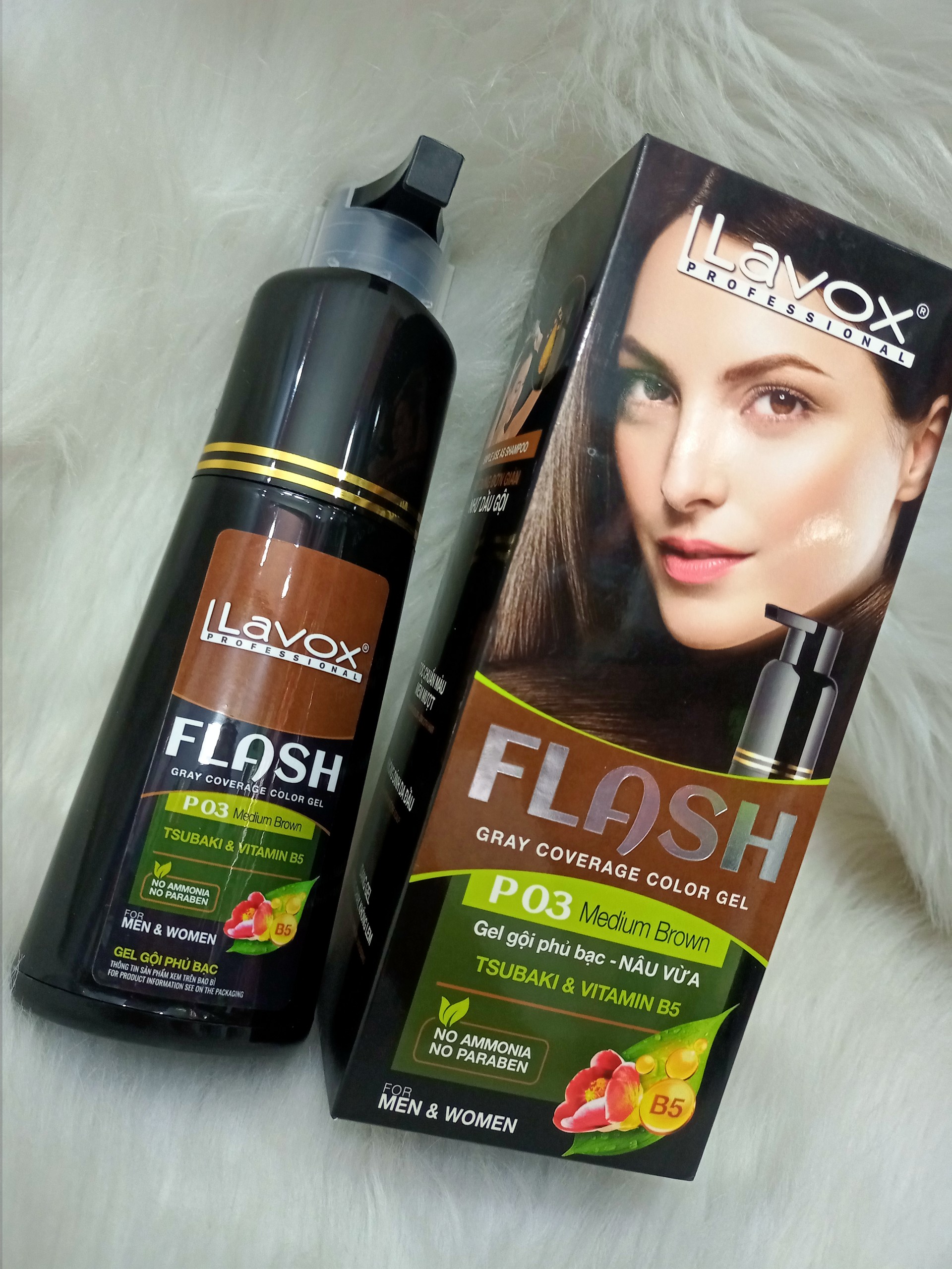 Gội phủ bạc Flash Lavox từ thảo dược 200ml