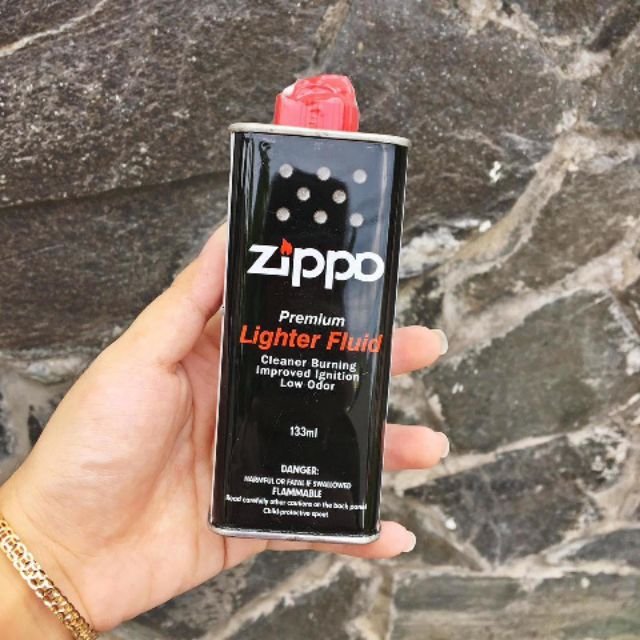 Bình xăng zippo thơm dung tích 133ml bén lửa ngọn lửa xanh đẹp, phụ kiện cho hộp quẹt bật lửa zippo, xăng zipp