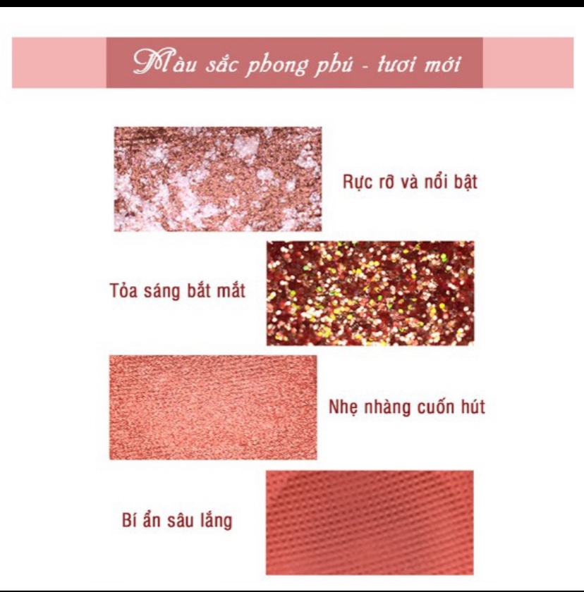 [HCM] bảng phấn mắt 8 ô lameila
