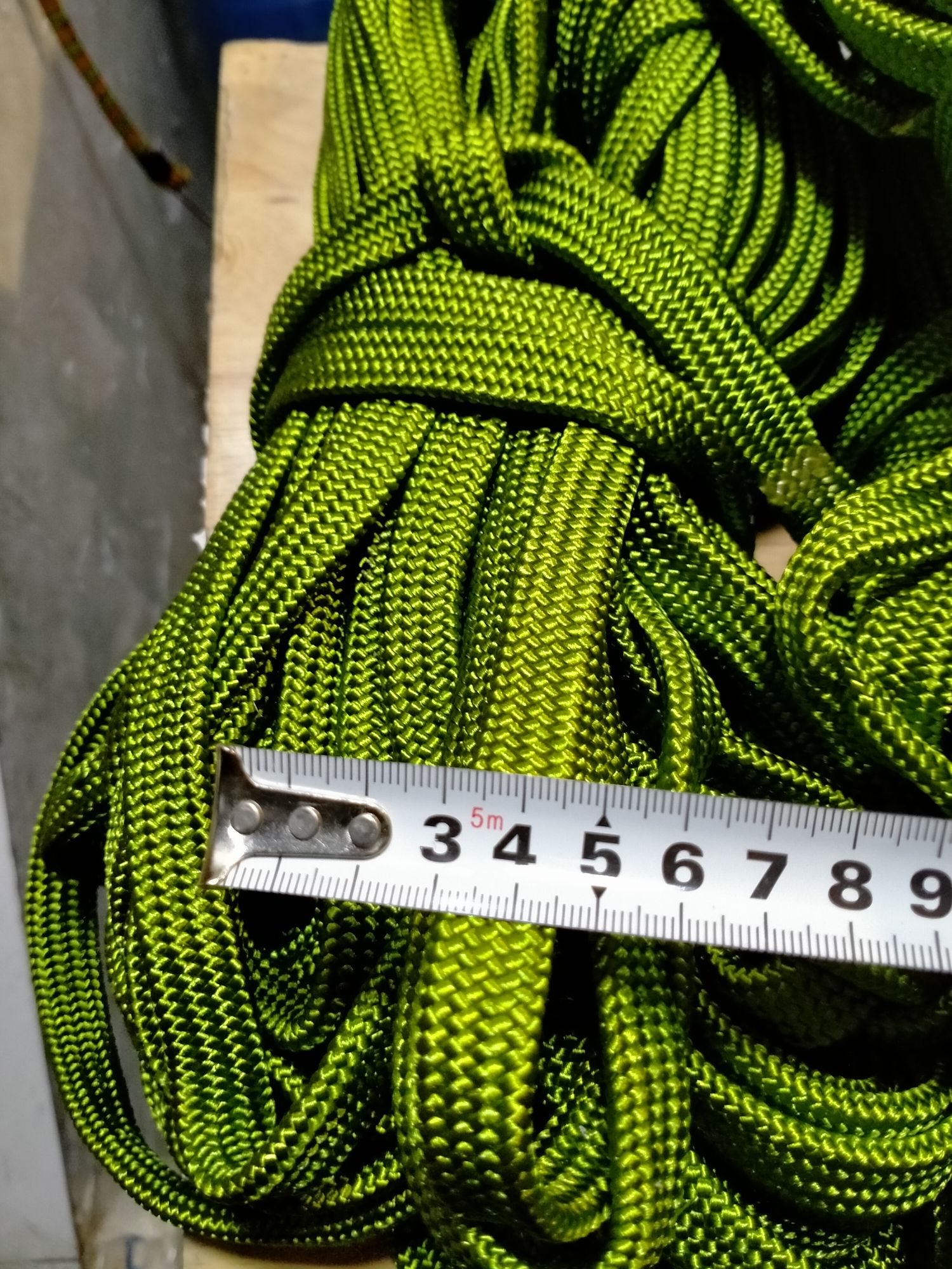 20 mét Dây Dù Dẹp Xanh 1,5cm sợi Polyester