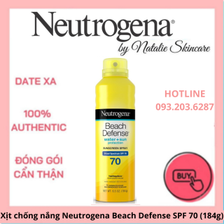 HCMXịt chống nắng Neutrogena Beach Defense SPF 70 184g thumbnail