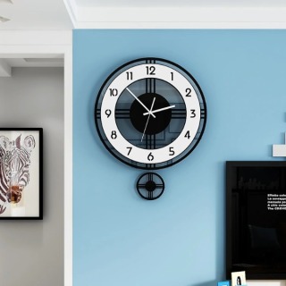 [HCM][P-Home] Đồng hồ treo tường quả lắc - tạo nét sang trọng cho không gian nhà bạn CL004 - Kích Thước 35x45 40x50 cm 9