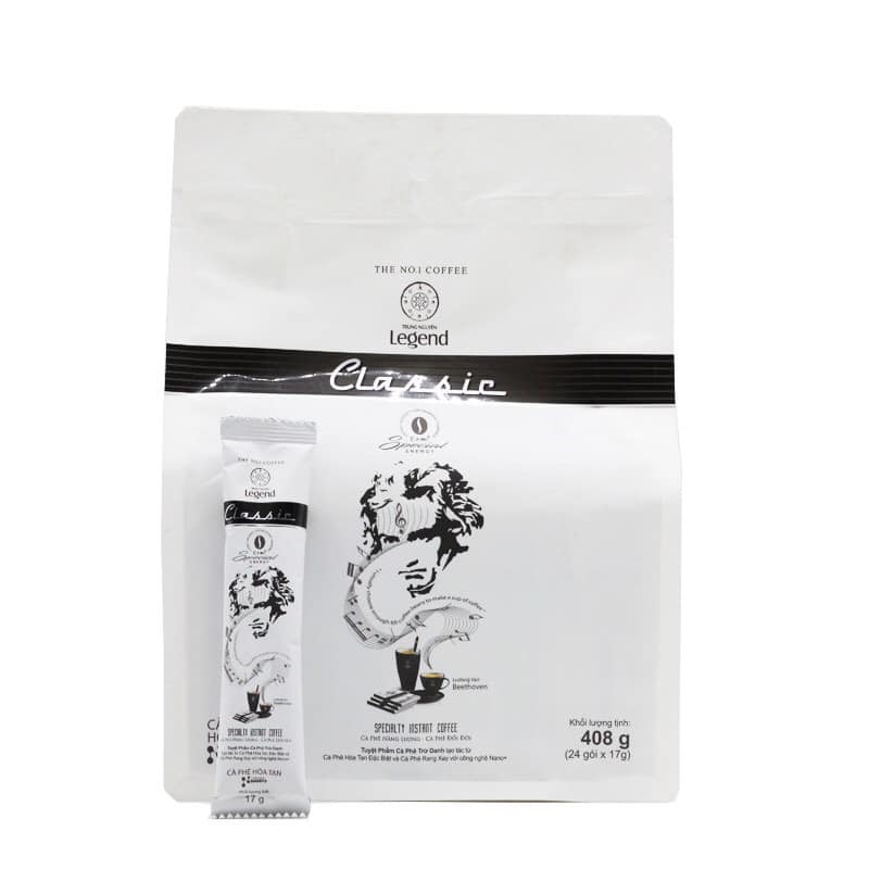 Coffee hoà tan Legend Classic - Bịch 50 gói