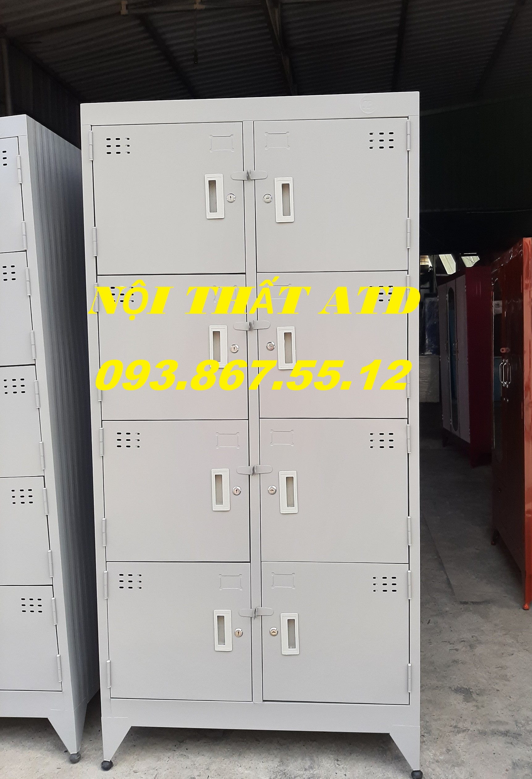 [HCM]Tủ hồ sơ tủ locker cá nhân 8 cửa 10 cửa