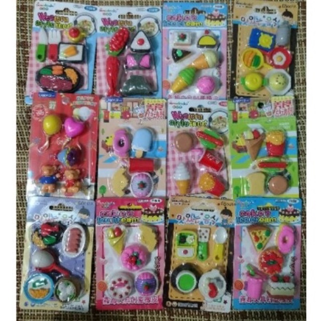 Set tẩy chì siêu cute