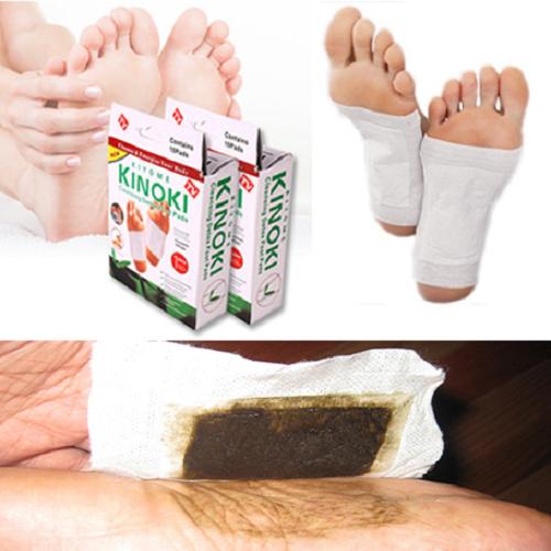 Kinoki NHẬT BẢN 100% - BỘ 150 Miếng dán chân - giải độc gan - nội tiết tố,cân bằng sức khỏe, dán ở gan bàn chân có thể hút hết chất độc trong cơ thể massage chân Kinoki NHẬT BẢN