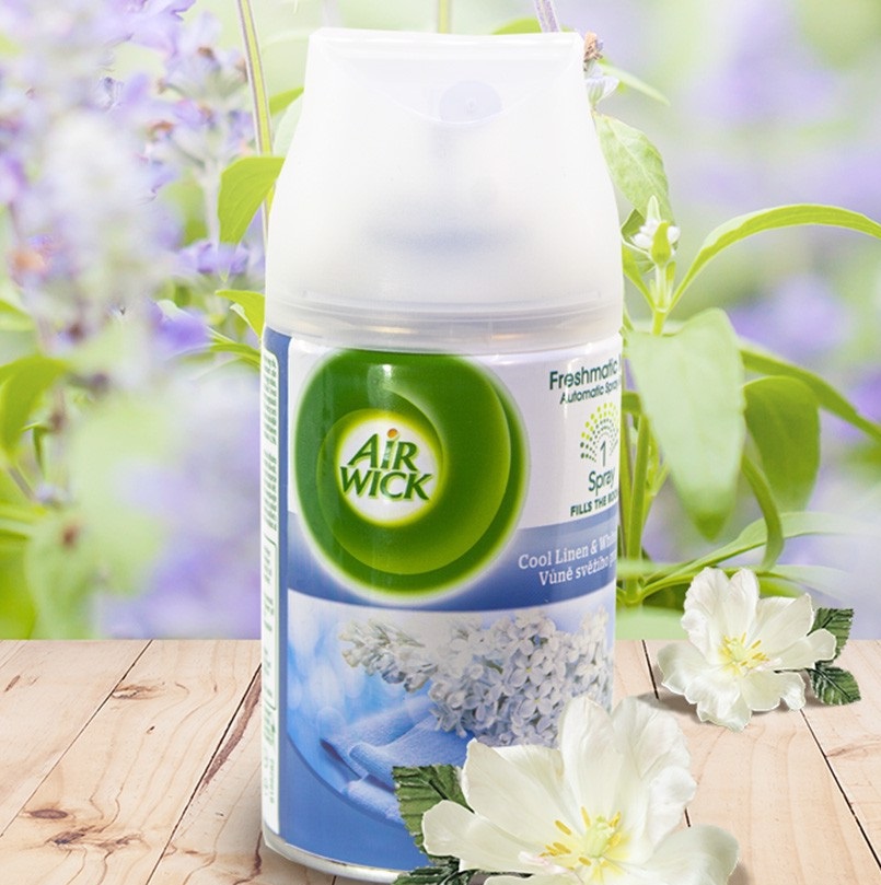 BÌNH XỊT THƠM PHÒNG AIRWICK AWK4634 COOL LINEN & WHITE LILAC 250ML
