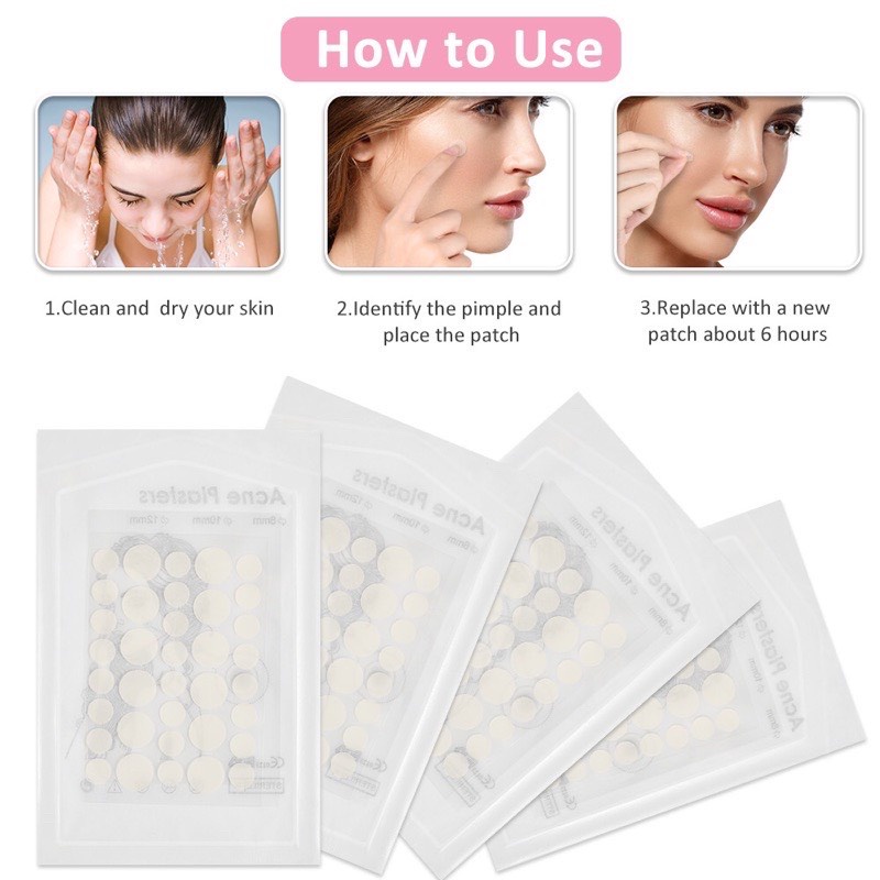 COMBO 3 BỘ 108 MIẾNG DÁN CHE MỤN, CHE KHUYẾT ĐIỂM THOÁNG KHÍ