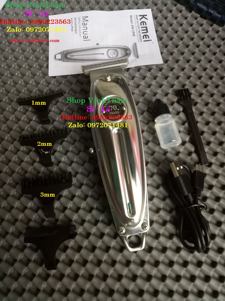 tong đơ chấn viền Kemei Km1949
