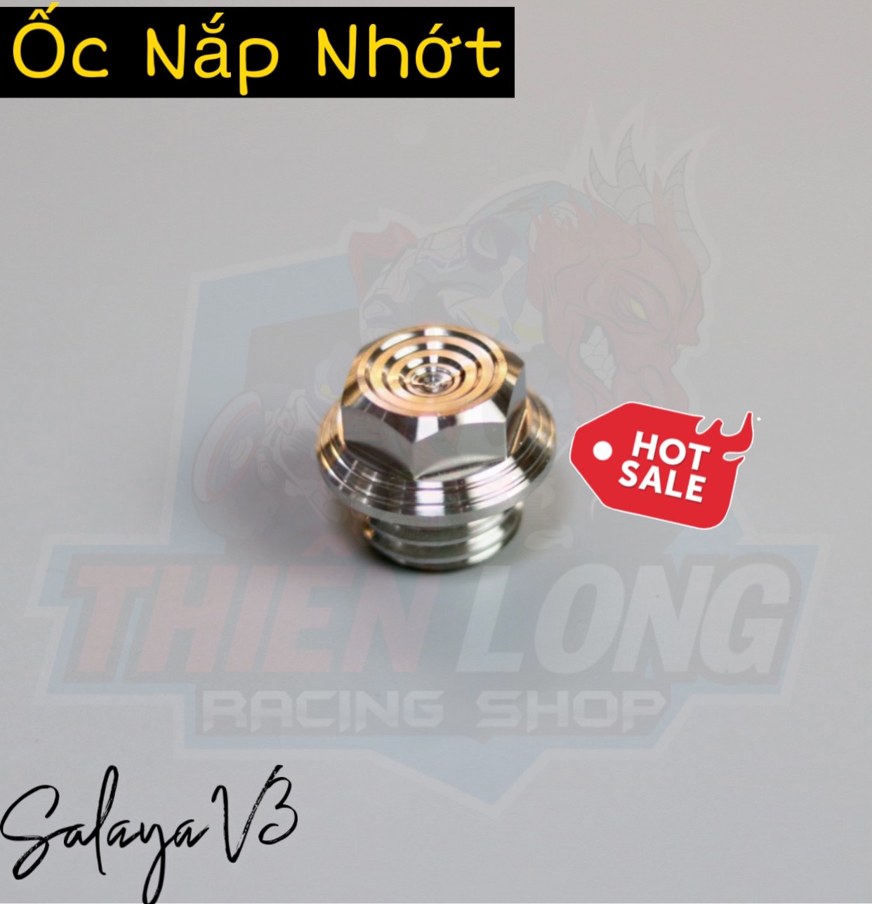 [ HOT ] Ốc Nhớt Salaya V3 Inox 304