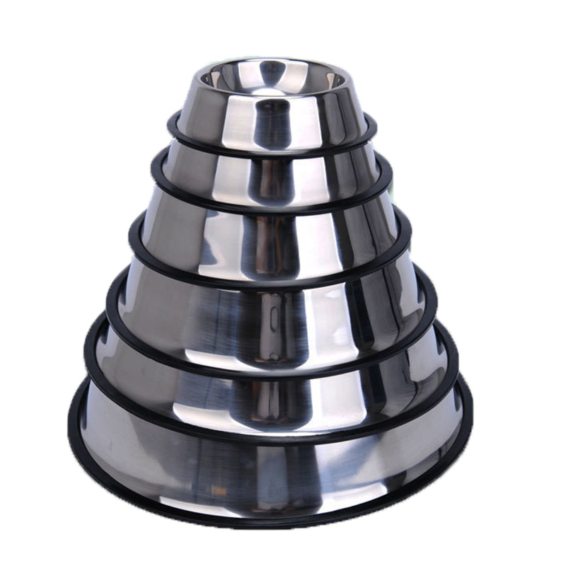 Bát ăn inox cho chó, mèo – Chén ăn cho chó, mèo ( NHIỀU SIZE)