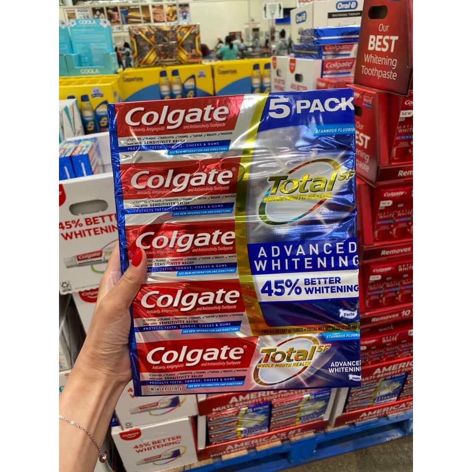 [HCM]Kem đánh răng Colgate Total SF 181g của Mỹ