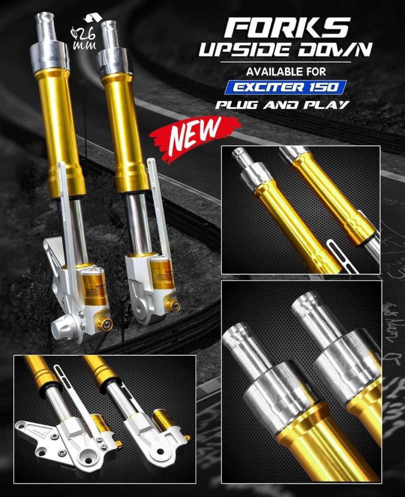 Phuộc upside down CNC ex 150