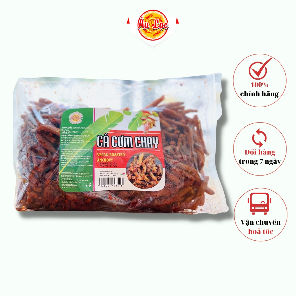 [HCM] Cá Cơm Kho Chay Âu Lạc 500g