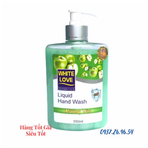 (Q8) Nước rửa tay cao cấp White Love 550ml
