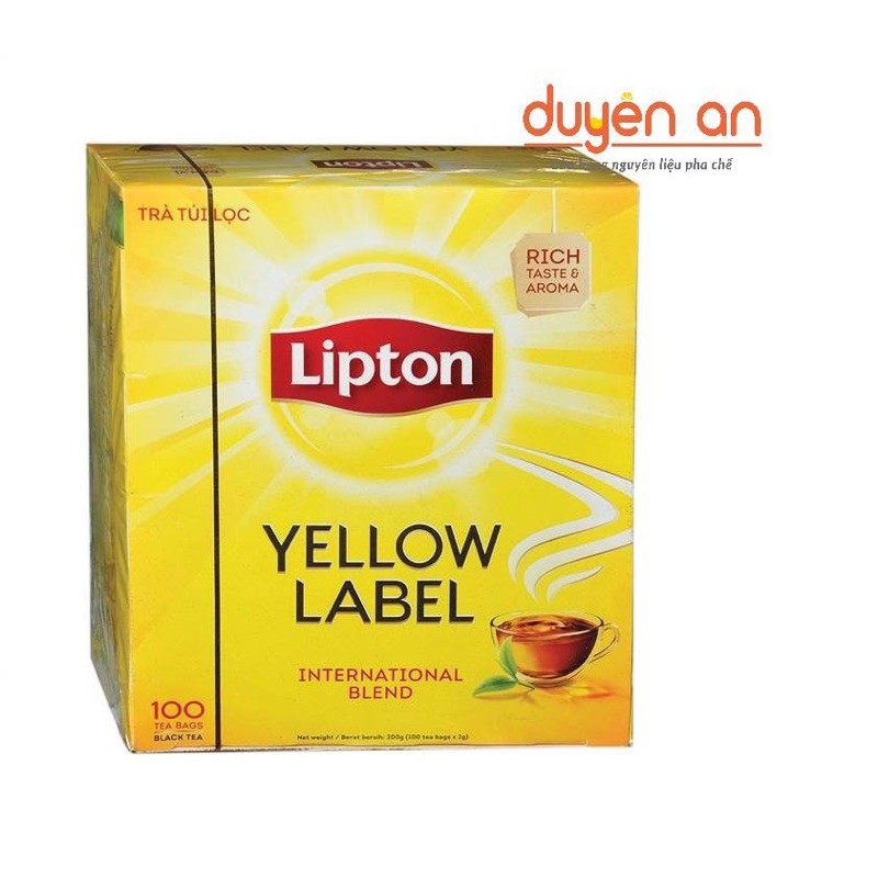 [HCM]Trà Lipton nhãn vàng 100 gói