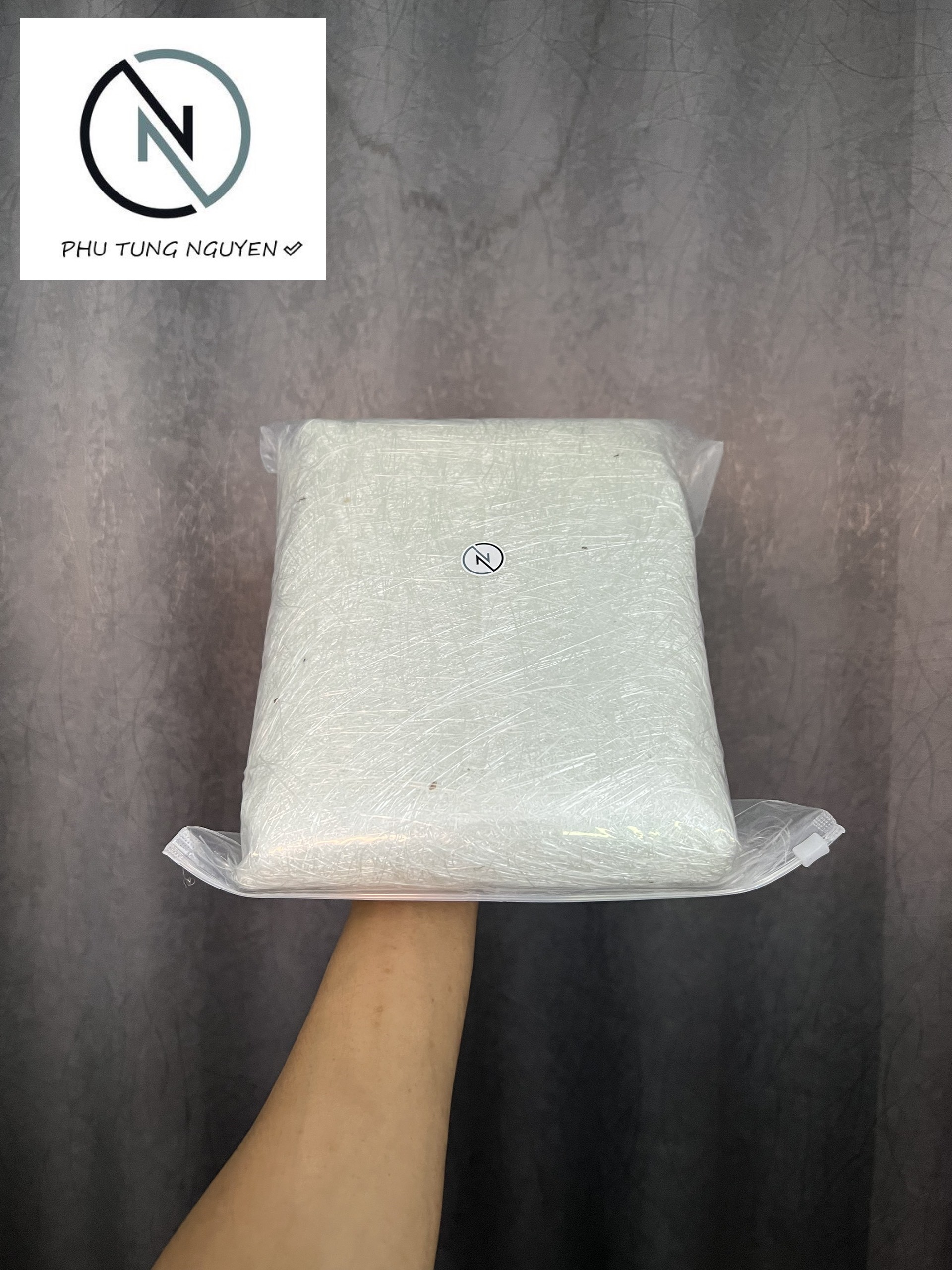 1 kg sợi nỉ thủy tinh gia cường lực, nỉ quấn pô xe