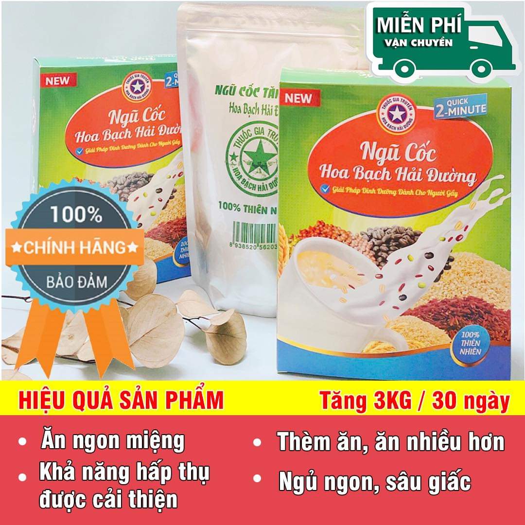 Bột Ngũ Cốc Hoa Bạch Hải Đường