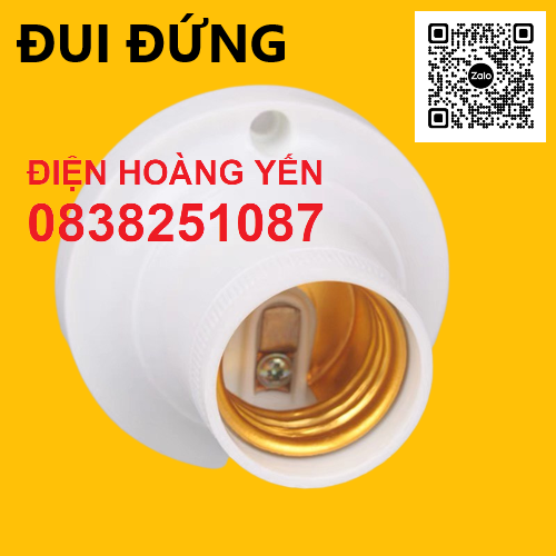 [HCM]5 Đui đèn xéo tiêu chuẩn gắn tường E27