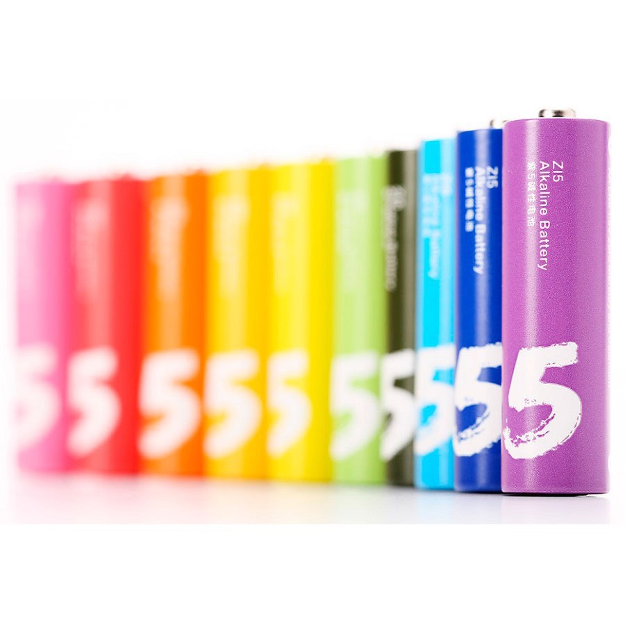 Pin tiểu AA số 5 Xiaomi Rainbow (hộp 10 viên) dung lượng cao