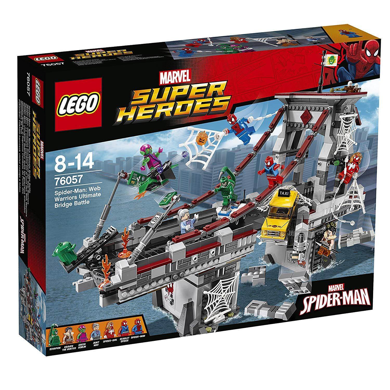 LEGO 76057 Marvel Super Heroes Spider-Man: Web Warriors Ultimate Bridge Battle 8+ lego lắp ráp khổng lồ