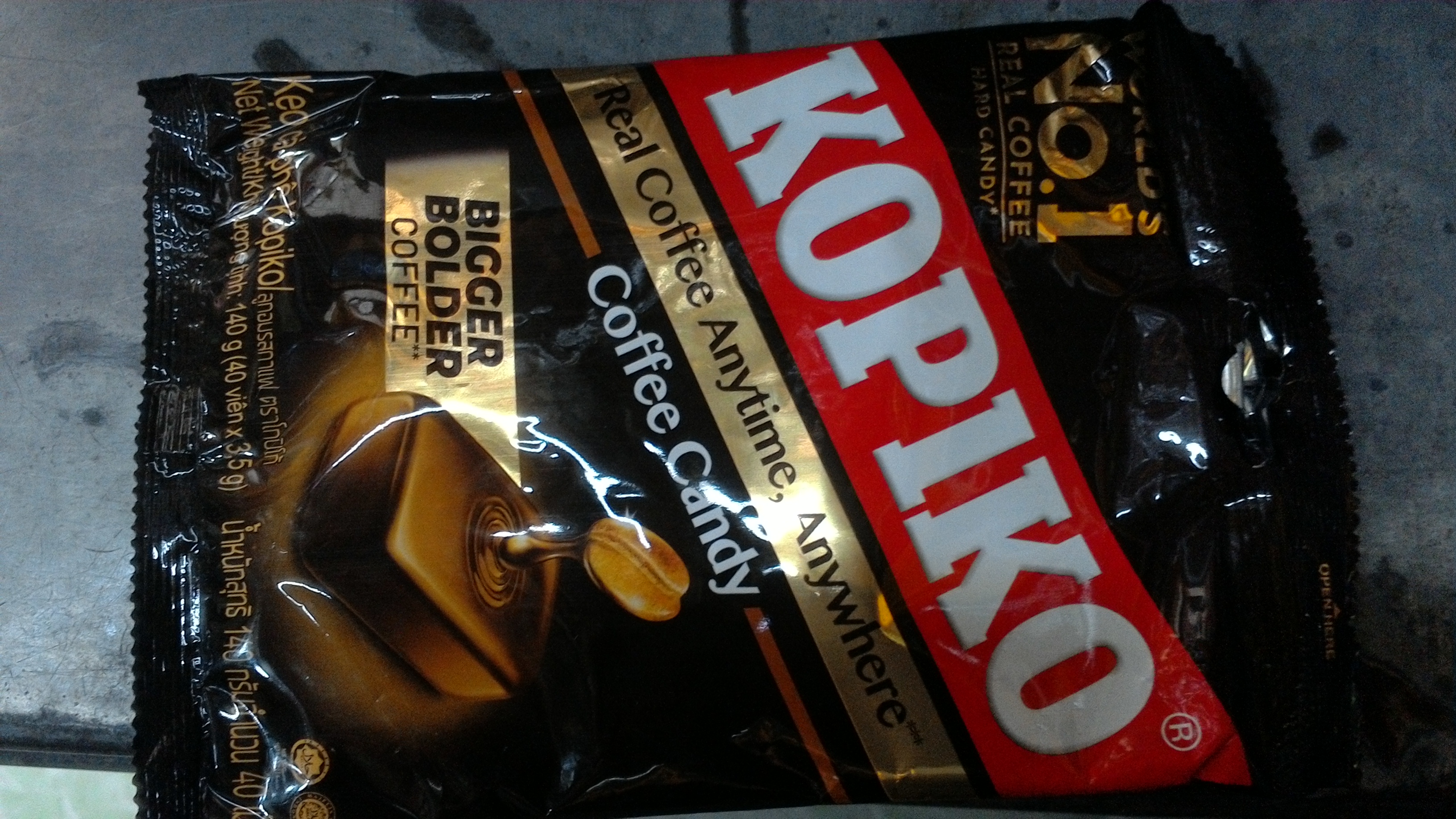 Kẹo cà phê đen kopiko 140g
