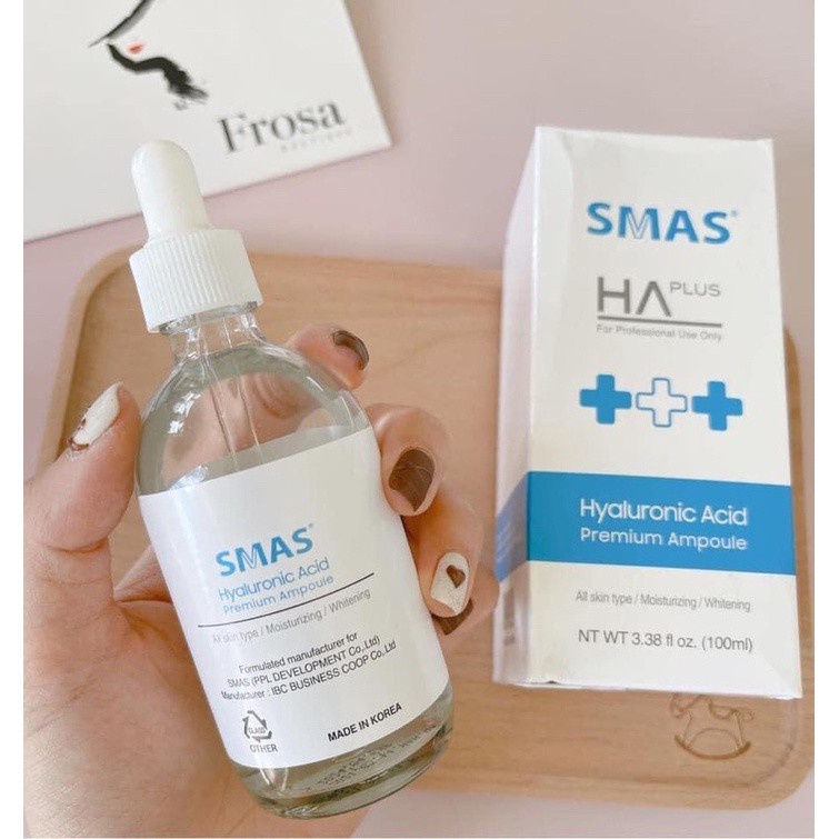 Serum cấp nước, dưỡng ẩm smas ha plus 100ml