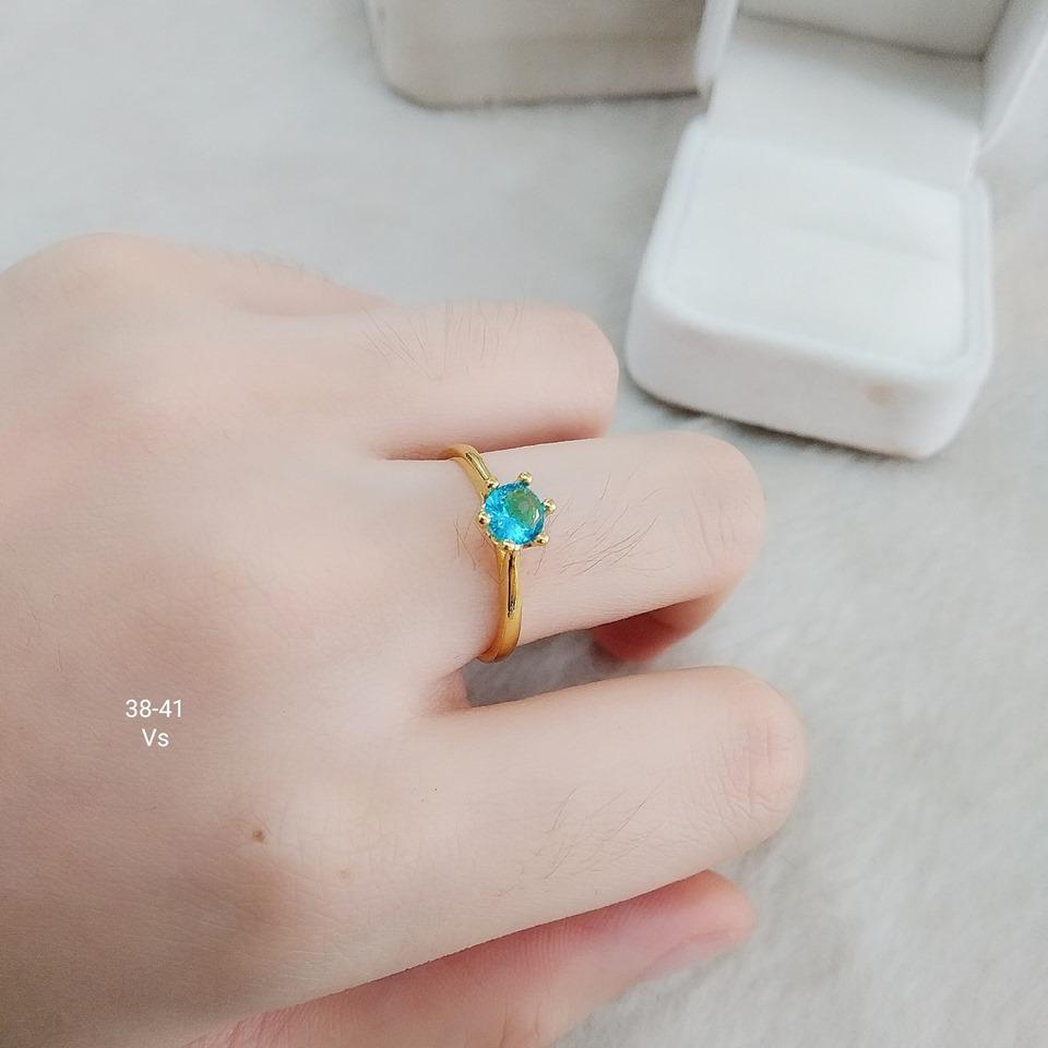Nhẫn đá nữ vàng 10k NV61
