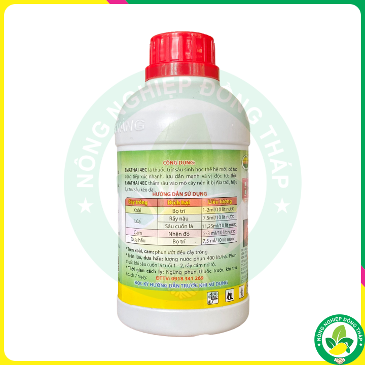 Thuốc Trừ Sâu EMATHAI 4EC (Chai 480ml)