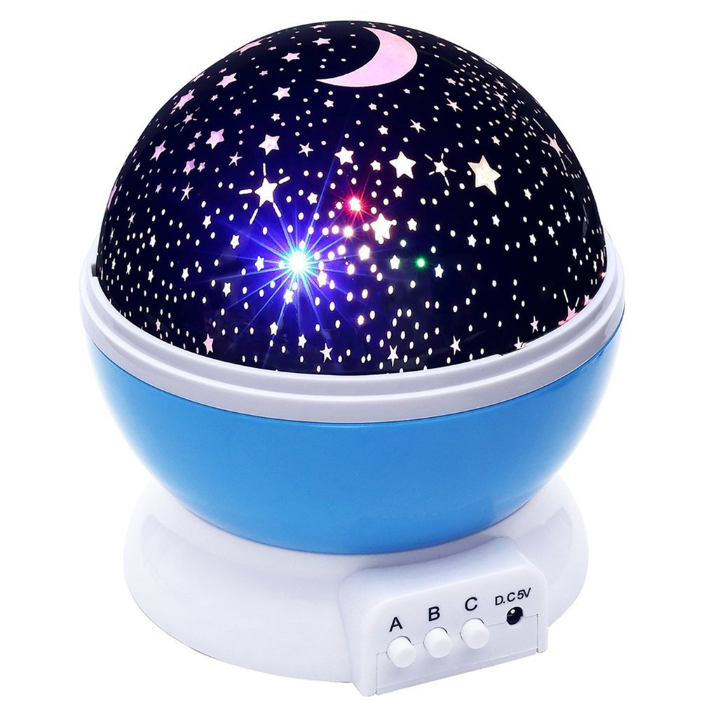 Đèn Ngủ Chiếu Sao Vũ Trụ Độc Đáo Xoay 360 Độ