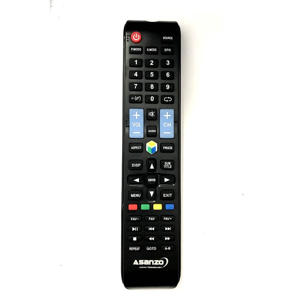 Remote điều khiển tivi asanzo smart kiểu 1