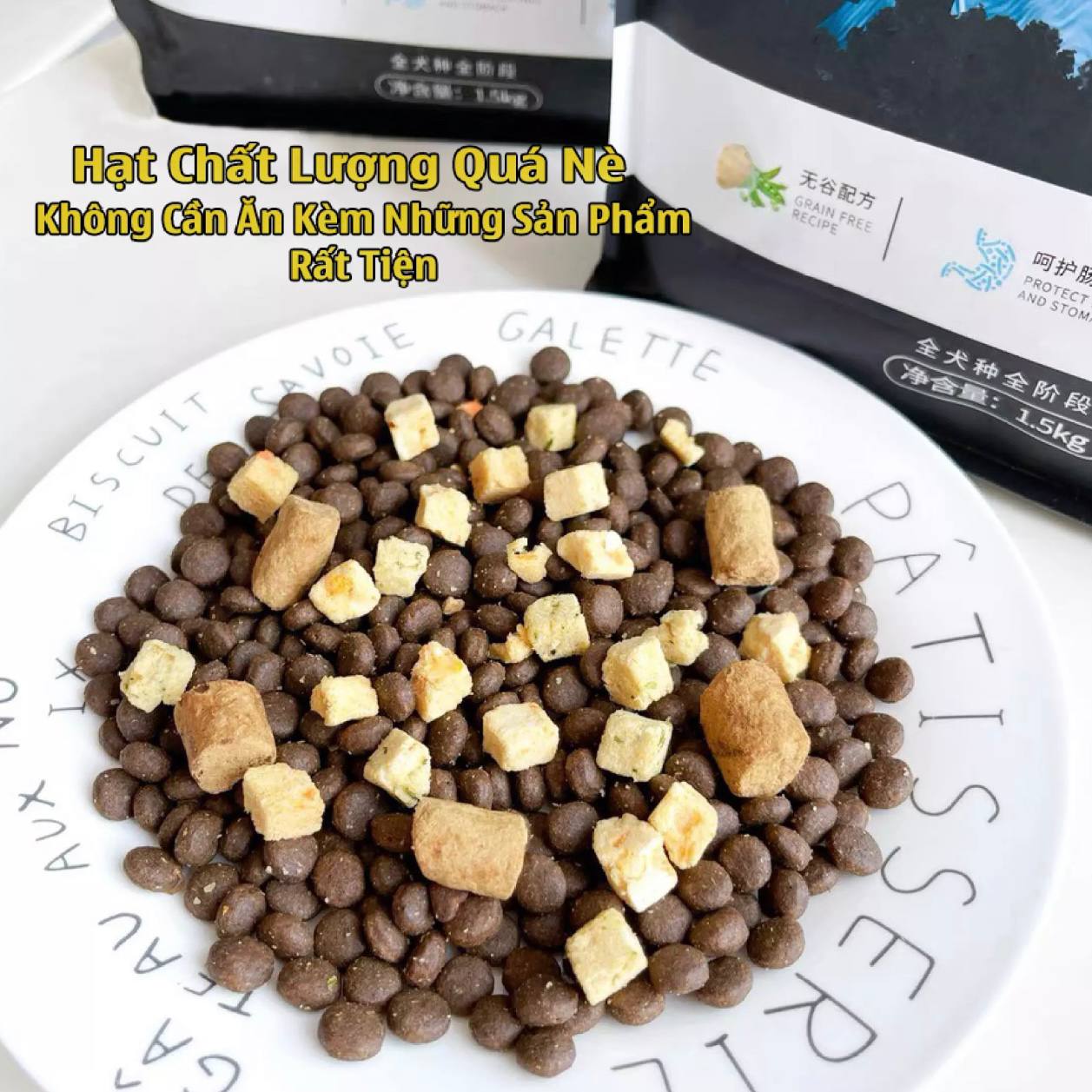 Hạt thức ăn cho chó DOCILE 4 mùi vị dành cho chó mọi lứa tuổi