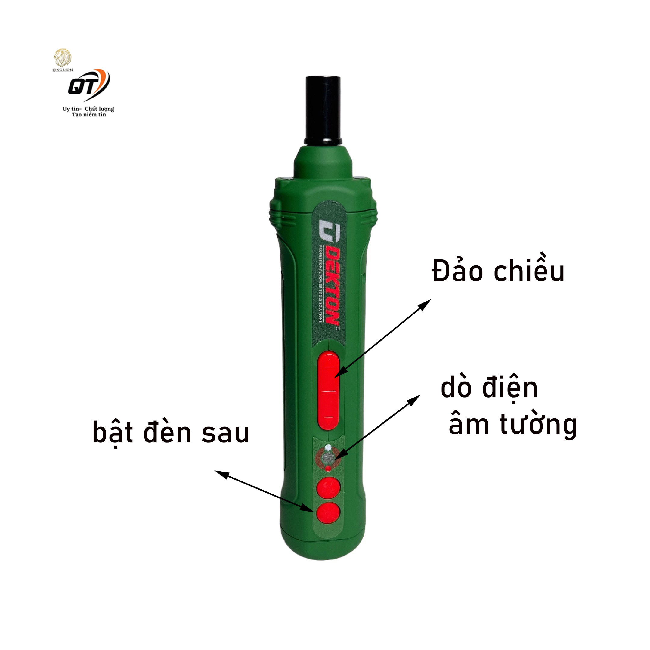 Máy bắt vít thẳng DEKTON Dk-CV0401 kèm 35 chi tiết cao cấp